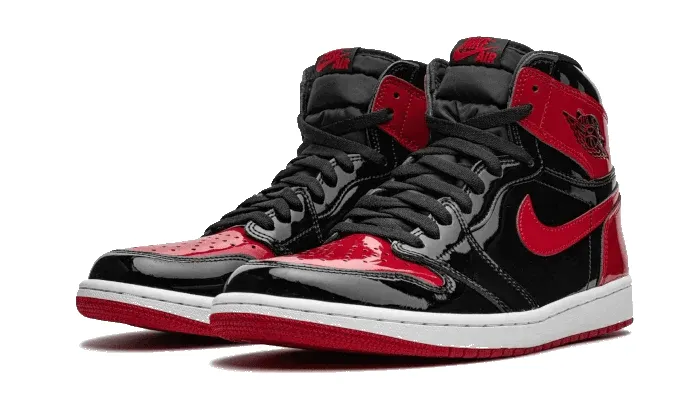 Air Jordan 1 High OG Patent Bred sold by Addict Sneakers product image thumbnail 2