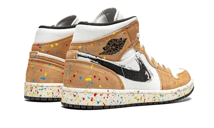 Air Jordan 1 Mid SE Brushstroke sold by Addict Sneakers product image thumbnail 3