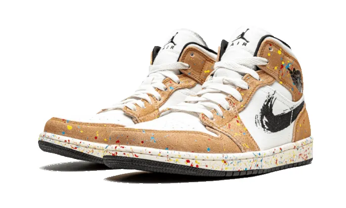 Air Jordan 1 Mid SE Brushstroke sold by Addict Sneakers product image thumbnail 2