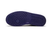 Air Jordan 1 Mid White Laser Orange Deep Royal Blue sold by Addict Sneakers