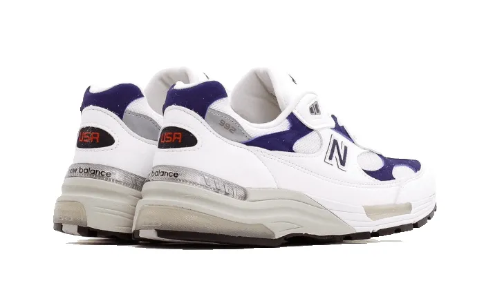 New Balance 992 White Navy sold by Addict Sneakers product image thumbnail 3