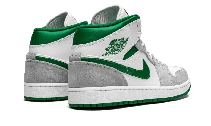 Air Jordan 1 Mid Grey Green sold by Addict Sneakers product image thumbnail 3
