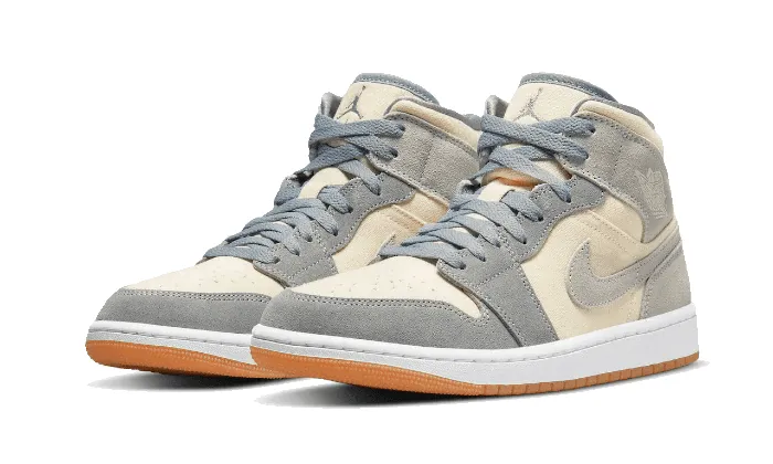 Air Jordan 1 Mid Coconut Milk Particle Grey sold by Addict Sneakers product image thumbnail 2