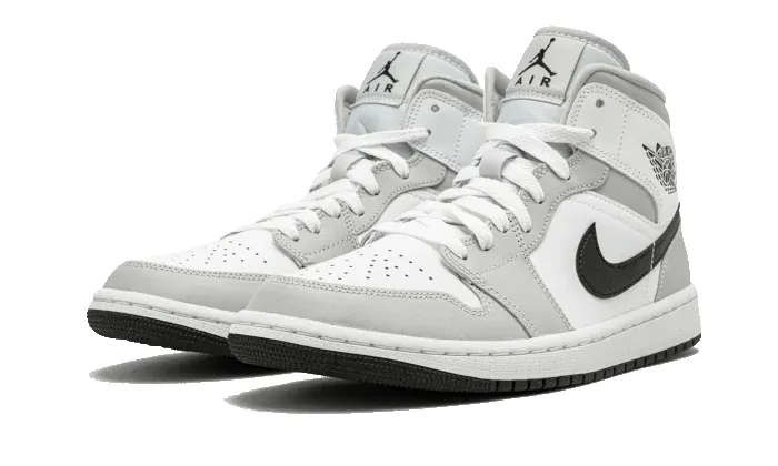 Air Jordan 1 Mid White Light Smoke Grey sold by Addict Sneakers product image thumbnail 2