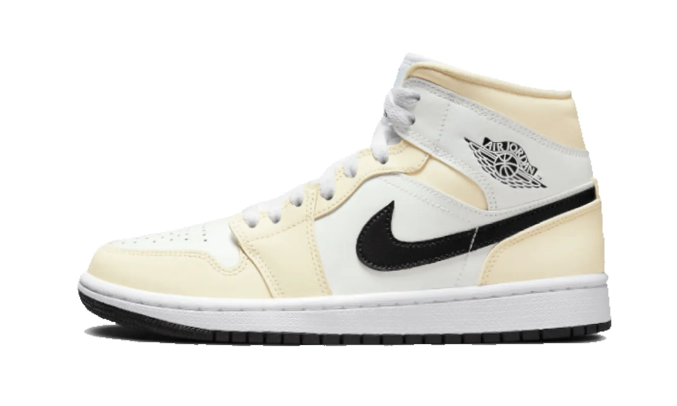 Air Jordan 1 Mid Coconut Milk sold by Addict Sneakers