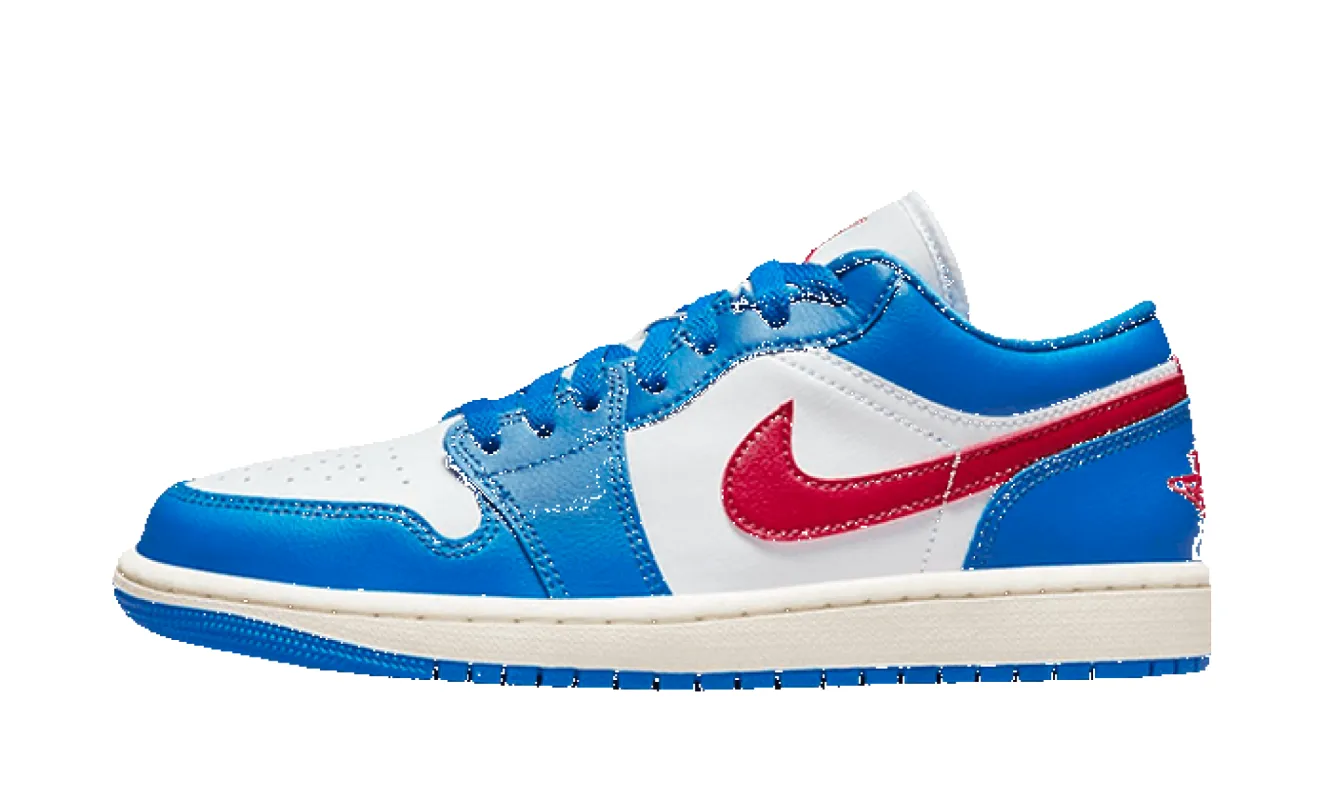 Air Jordan 1 Low Sport Blue Gym Red sold by Addict Sneakers