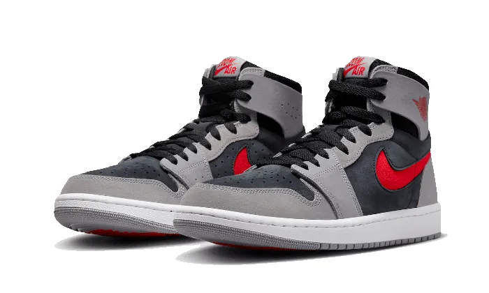 Air Jordan 1 High Zoom Air Cmft 2 Black Fire Red Cement sold by Addict Sneakers product image thumbnail 2
