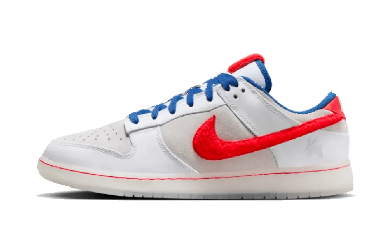 Nike Dunk Low Retro Prm Year Of The Rabbit White Crimson sold by Addict Sneakers