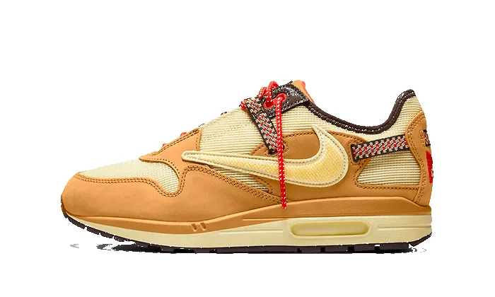 Nike Air Max 1 Travis Scott Cactus Jack Wheat Lemon Drop sold by Addict Sneakers