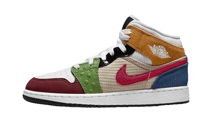 Air Jordan 1 Mid Se Patchwork sold by Addict Sneakers