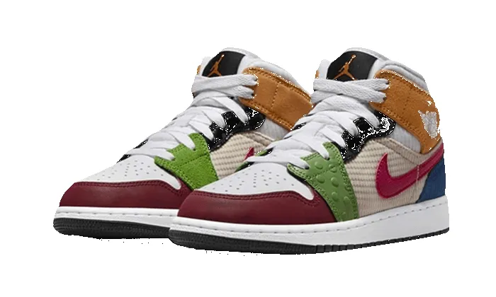 Air Jordan 1 Mid Se Patchwork sold by Addict Sneakers product image thumbnail 2