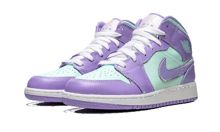 Air Jordan 1 Mid Purple Aqua sold by Addict Sneakers product image thumbnail 2