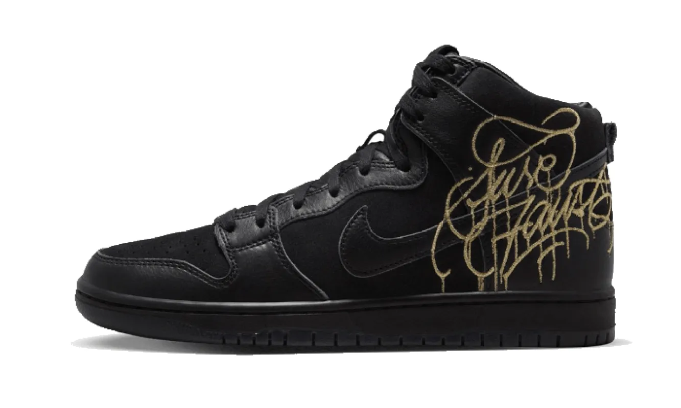 Nike Sb Dunk High Faust Black Gold sold by Addict Sneakers