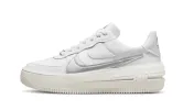 Nike Air Force 1 Low Platform Summit White Metallic Silver sold by Addict Sneakers