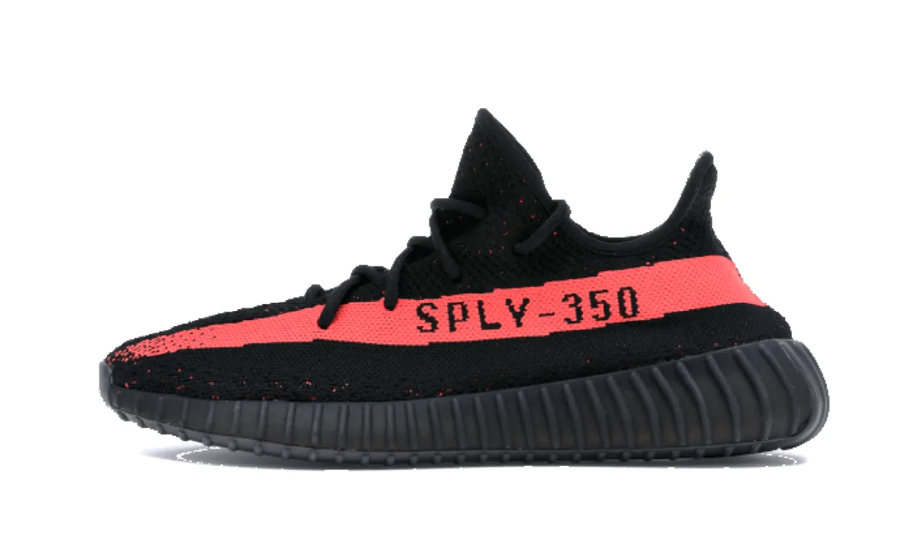 Adidas Yeezy Boost 350 V2 Core Black Red sold by Addict Sneakers