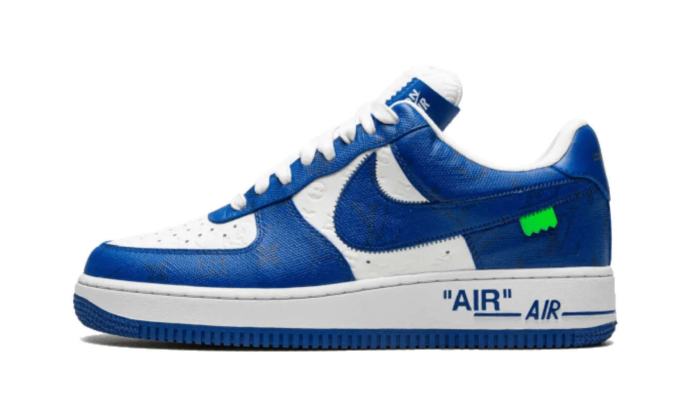Nike Air Force 1 Low Louis Vuitton White Royal sold by Addict Sneakers
