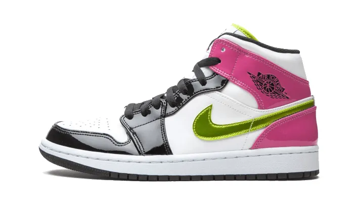 Air Jordan 1 Mid White Black Cyber Pink sold by Addict Sneakers