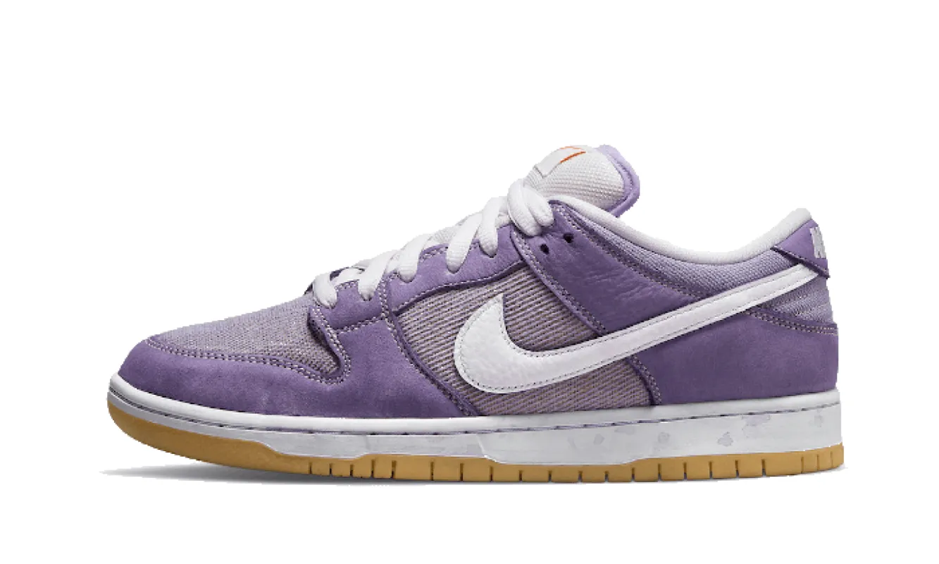 Nike Sb Dunk Low Pro Iso Orange Label Unbleached Pack Lilac sold by Addict Sneakers