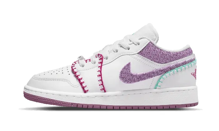 Air Jordan 1 Low White Light Bordeaux sold by Addict Sneakers