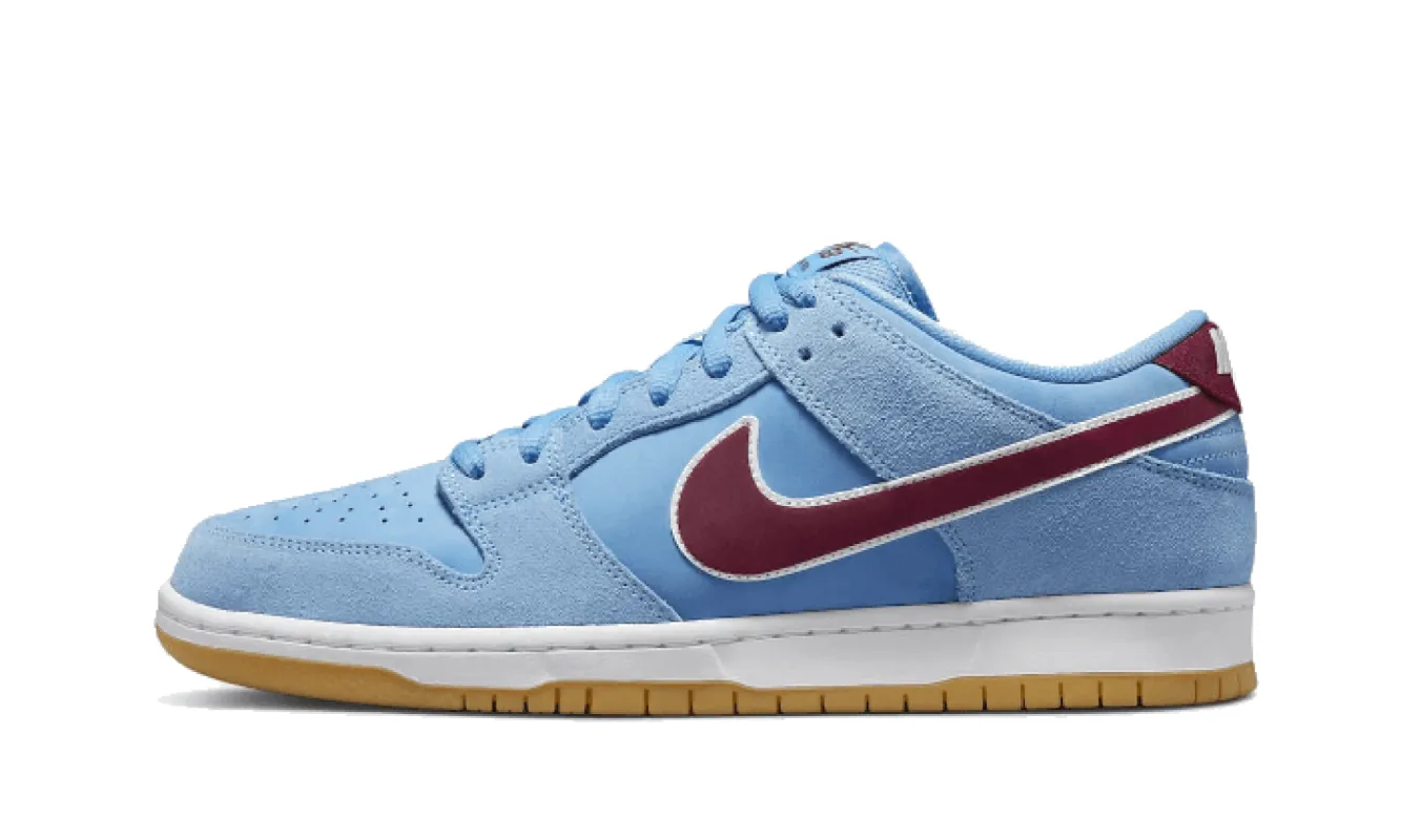 Nike Sb Dunk Low Valour Blue Team Maroon sold by Addict Sneakers