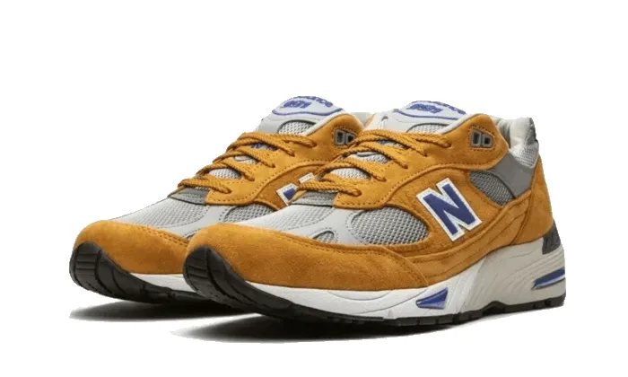 New Balance 991 Yellow Blue sold by Addict Sneakers product image thumbnail 2