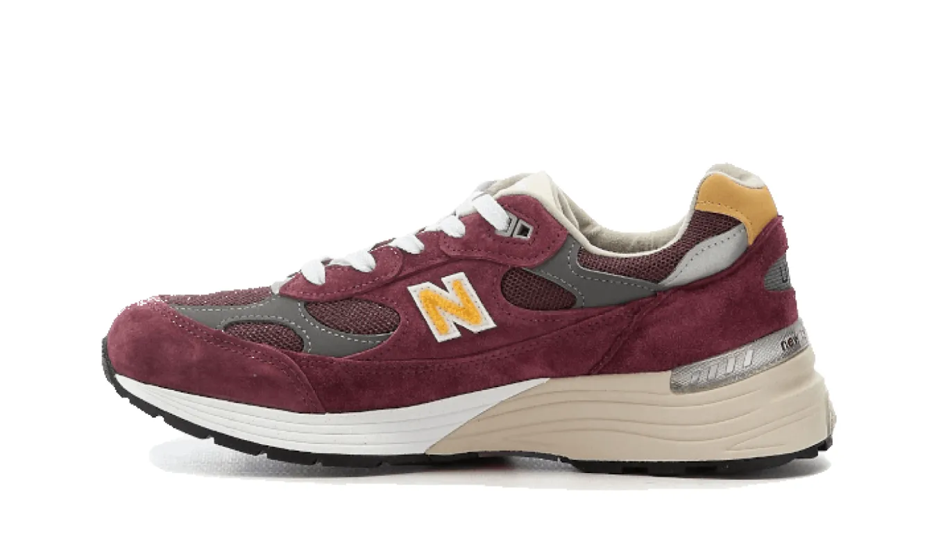 New Balance 992 Burgundy Gold sold by Addict Sneakers