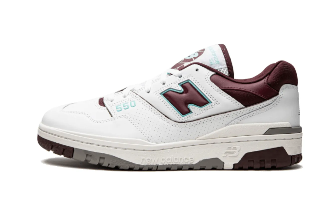 New Balance 550 Burgundy Cyan sold by Addict Sneakers