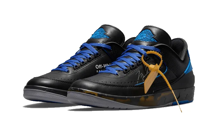 Air Jordan 2 Retro Low Sp Off White Black Blue sold by Addict Sneakers product image thumbnail 2
