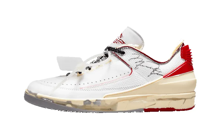 Air Jordan 2 Retro Low Sp Off White White Red sold by Addict Sneakers