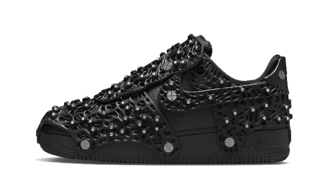 Nike Air Force 1 Low Swarovski Triple Black made by Nike