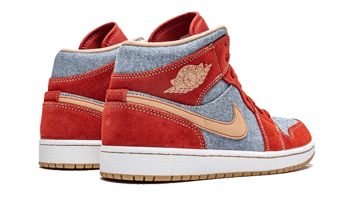 Air Jordan 1 Mid Se Denim sold by Addict Sneakers product image thumbnail 3