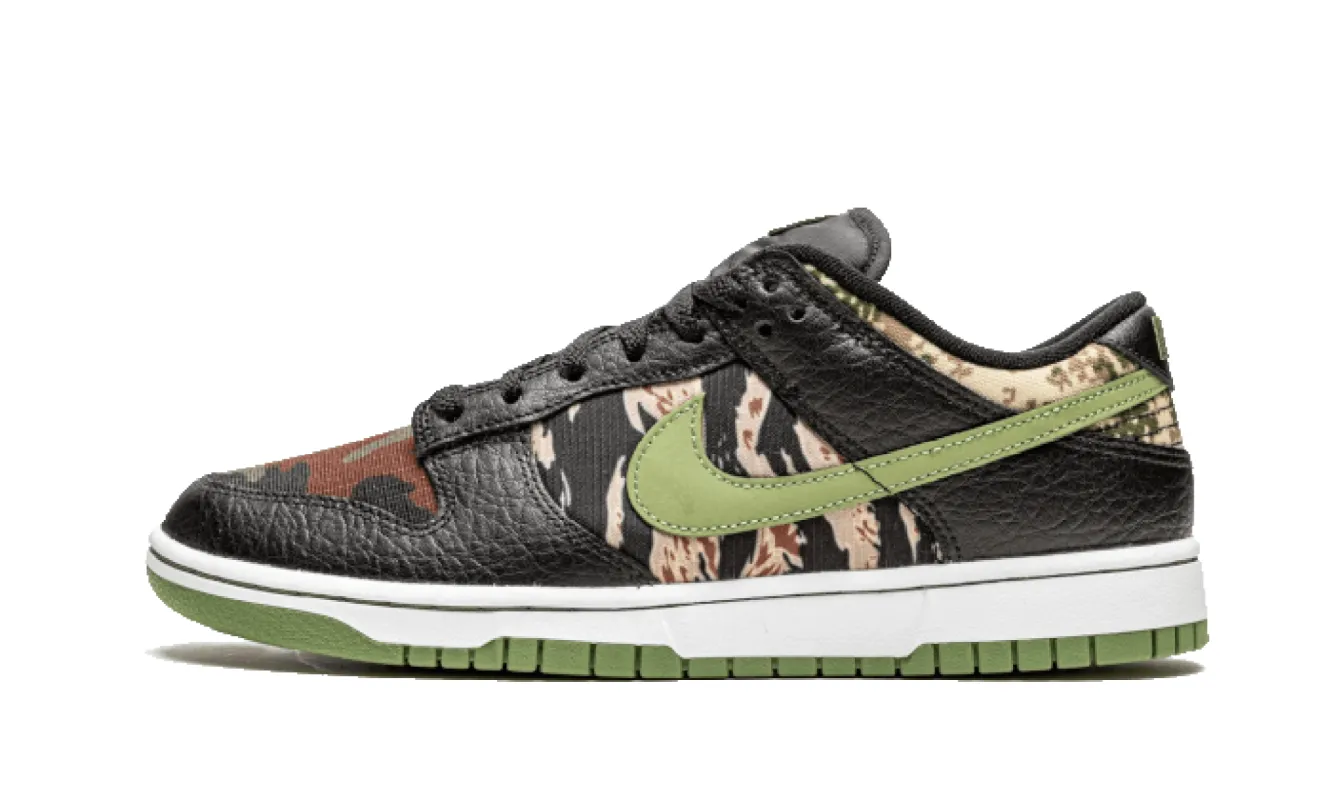 Nike Dunk Low Se Black Multi Camo sold by Addict Sneakers
