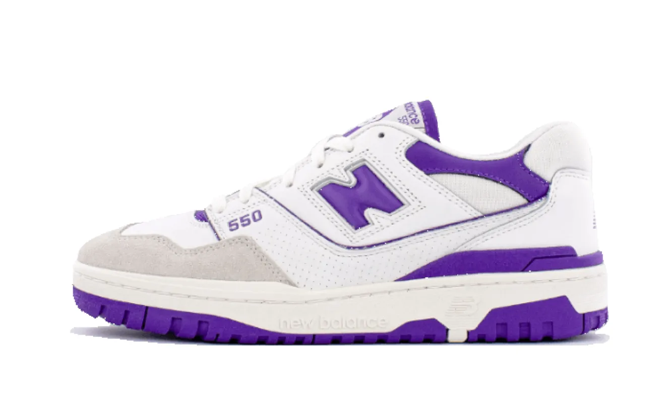 New Balance 550 White Purple sold by Addict Sneakers