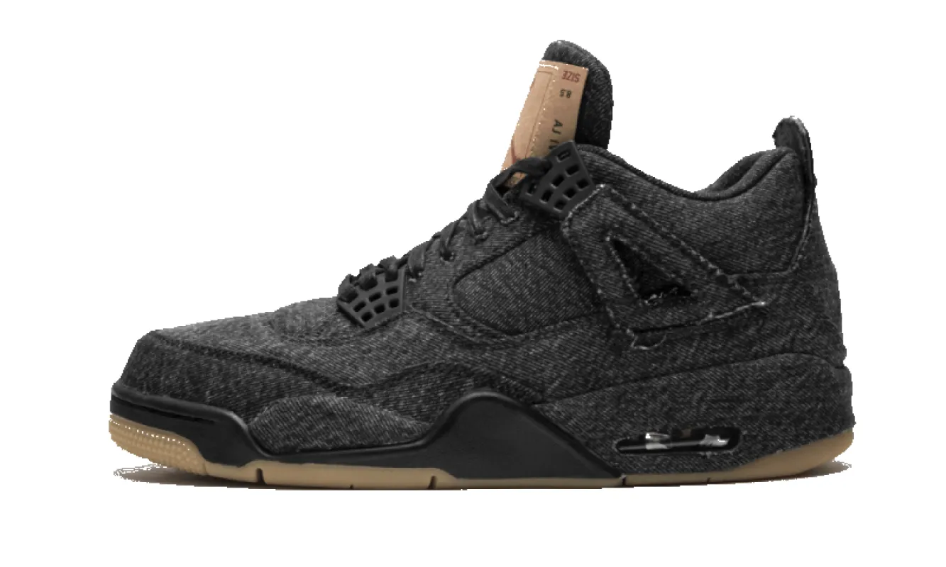 Air Jordan 4 Retro Levis Black sold by Addict Sneakers