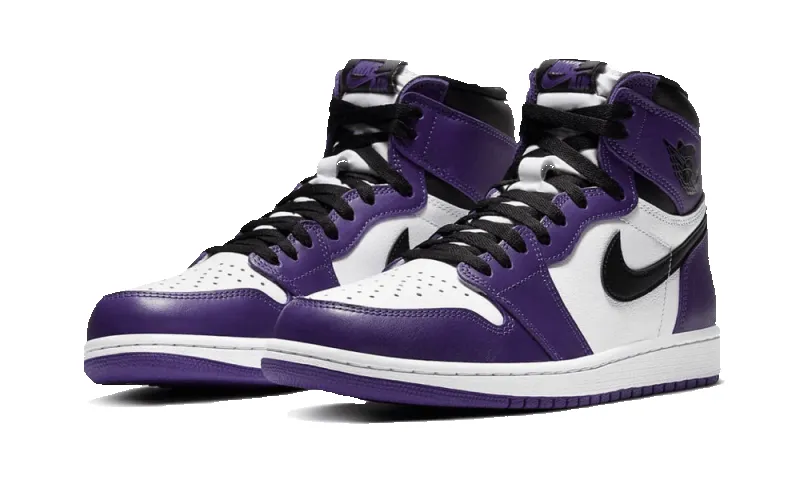 Air Jordan 1 Retro High Og Court Purple White sold by Addict Sneakers product image thumbnail 2