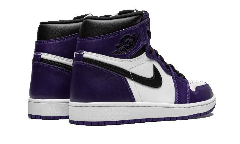 Air Jordan 1 Retro High Og Court Purple White sold by Addict Sneakers product image thumbnail 3
