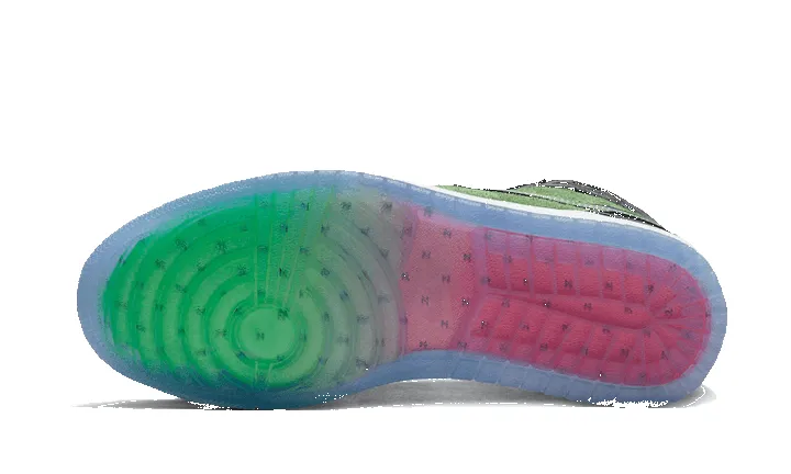 Air Jordan 1 Retro High Zoom Black Green sold by Addict Sneakers product image thumbnail 3