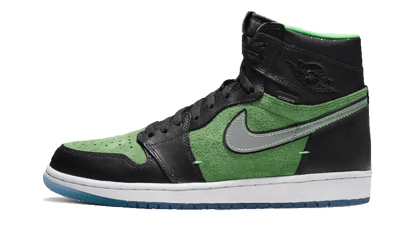 Air Jordan 1 Retro High Zoom Black Green sold by Addict Sneakers