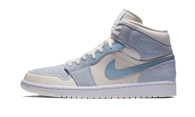 Air Jordan 1 Mid Mixed Textures Blue sold by Addict Sneakers