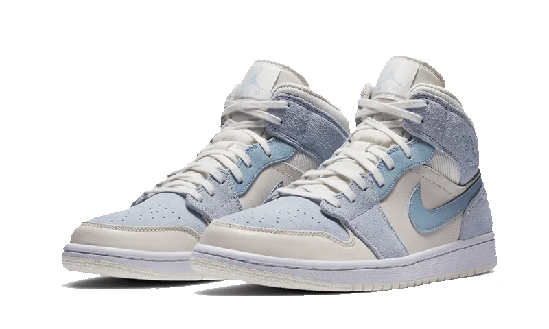 Air Jordan 1 Mid Mixed Textures Blue sold by Addict Sneakers product image thumbnail 2