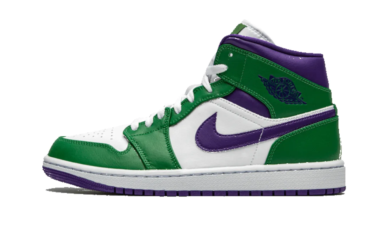 Air Jordan 1 Mid Incredible Hulk made by Jordan