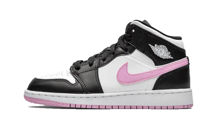 Air Jordan 1 Mid White Black Light Arctic Pink sold by Addict Sneakers