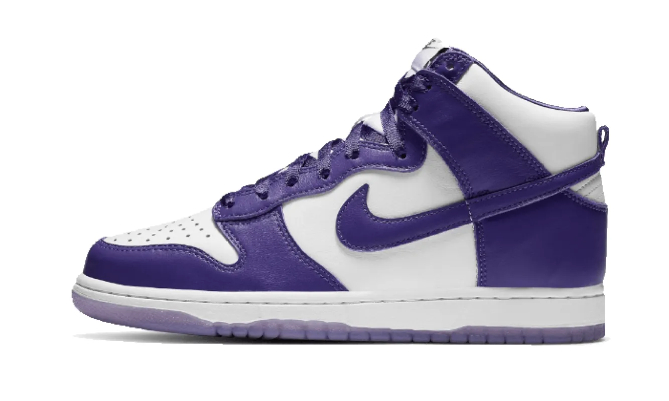 Nike Dunk High Sp Varsity Purple sold by Addict Sneakers