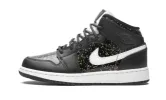 Air Jordan 1 Mid Black Speckle sold by Addict Sneakers