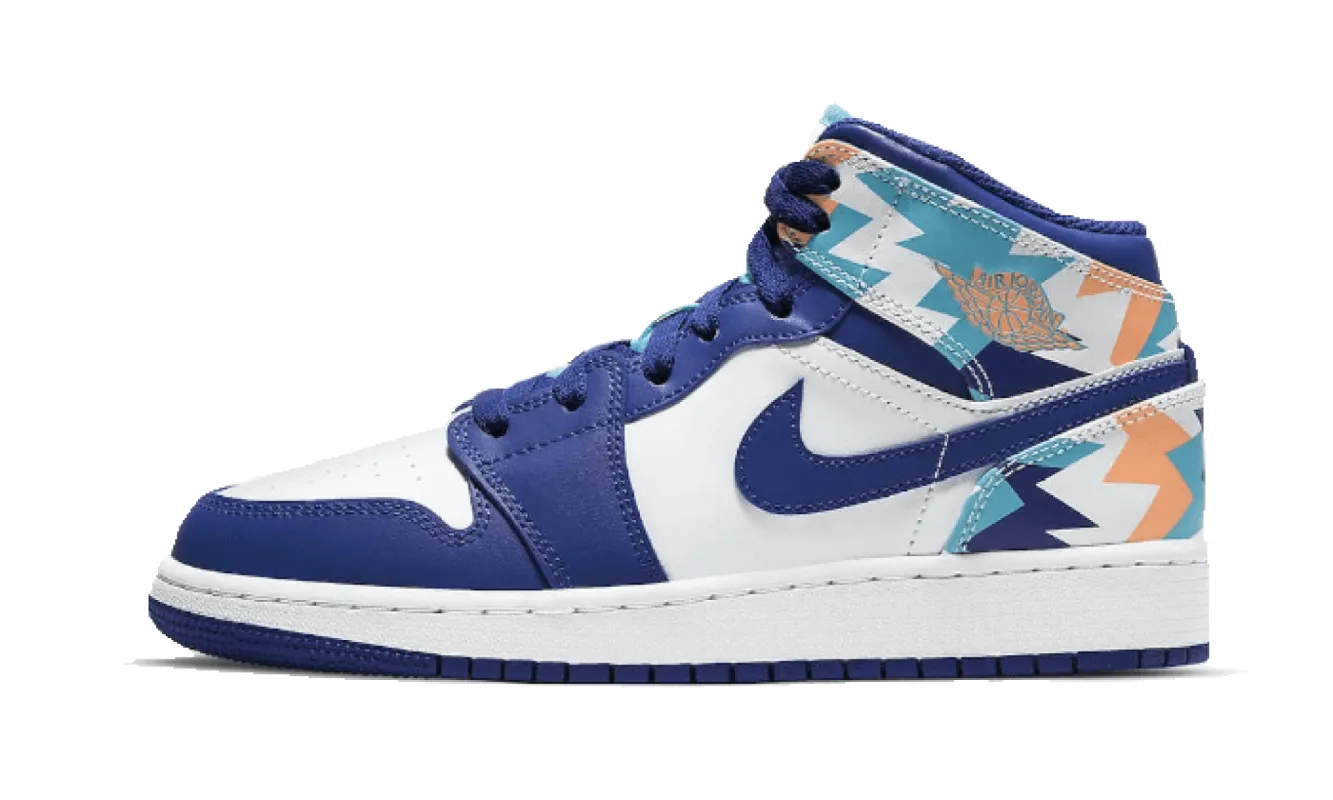 Air Jordan 1 Mid Geometric Print sold by Addict Sneakers