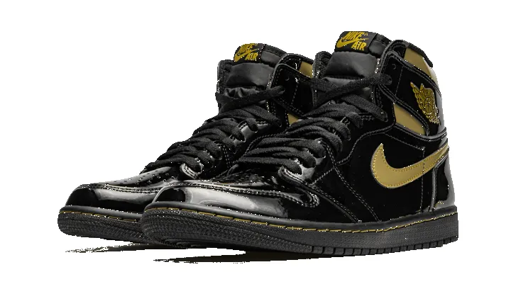 Air Jordan 1 High Black Metallic Gold sold by Addict Sneakers product image thumbnail 2