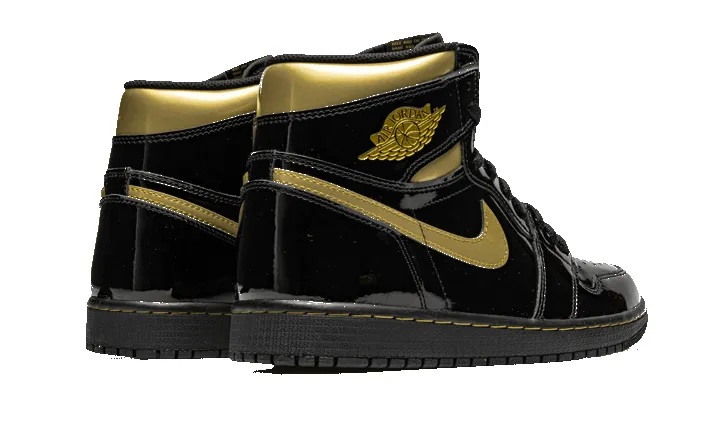Air Jordan 1 High Black Metallic Gold sold by Addict Sneakers product image thumbnail 3