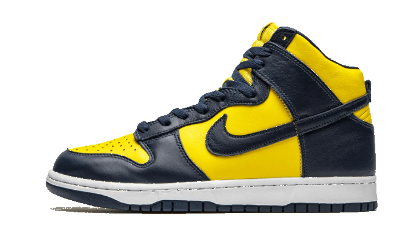 Nike Dunk High Maize Blue Michigan sold by Addict Sneakers