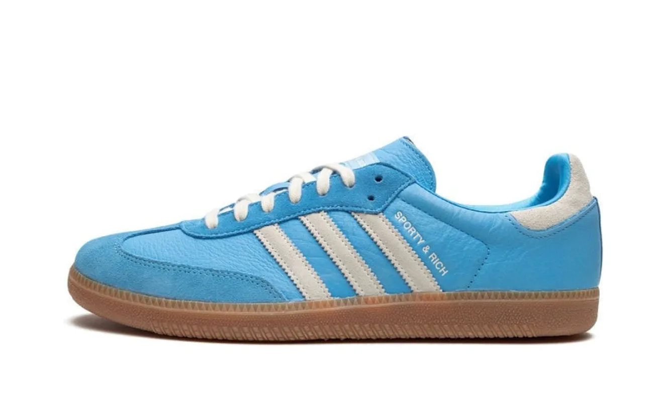 Adidas Samba OG Sporty & Rich Blue Grey sold by Addict Sneakers