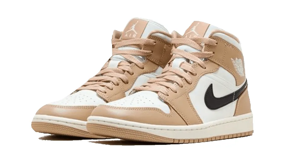 Air Jordan 1 Mid Tan Black sold by Addict Sneakers product image thumbnail 2